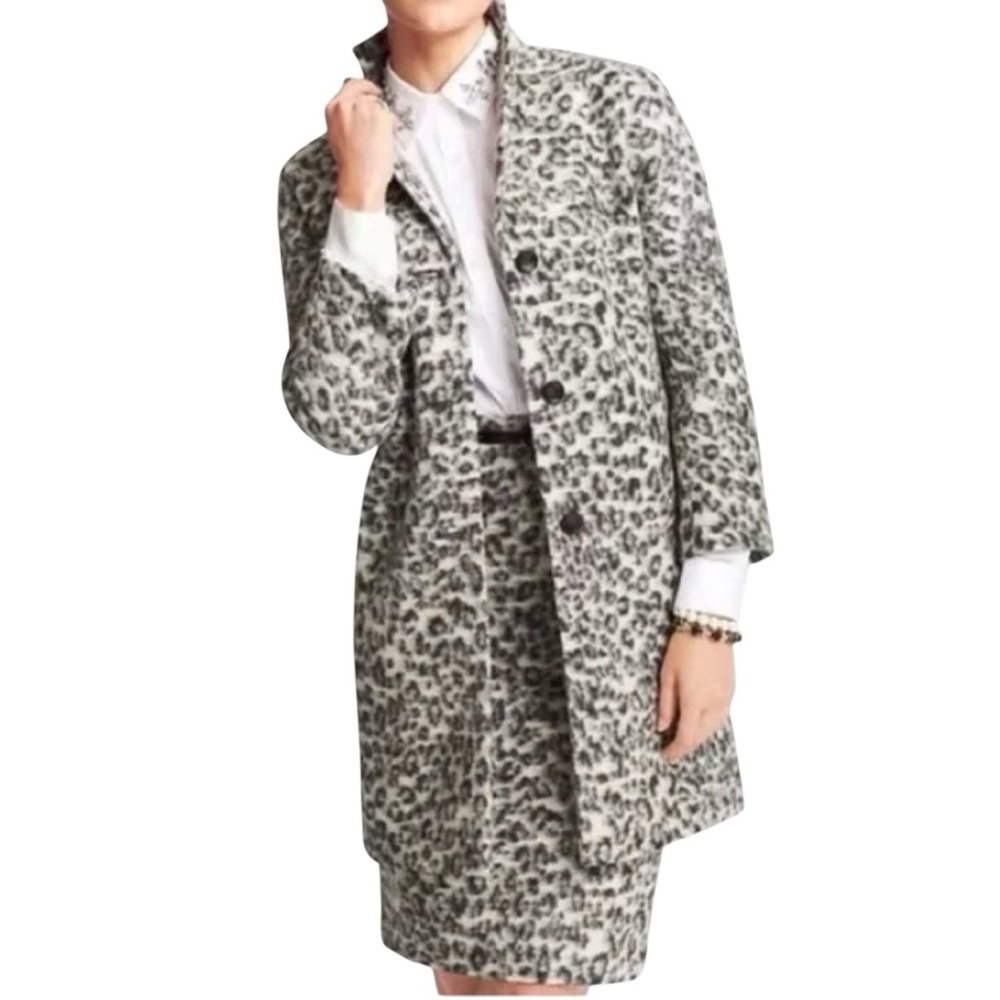 Ann Taylor Leopard Print Women's Coat